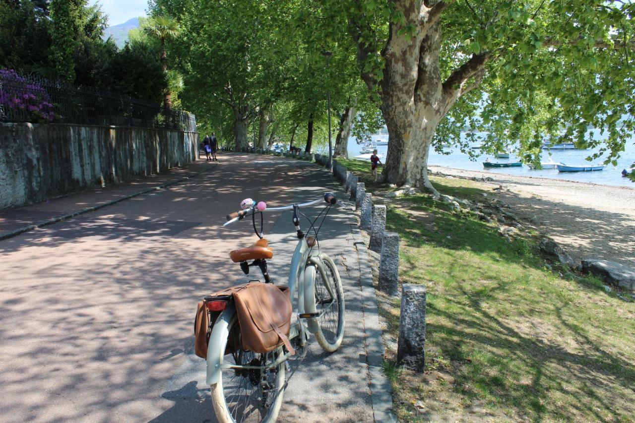 Appartamento con terrazza a due minuti dal lago Minusio Esterno foto